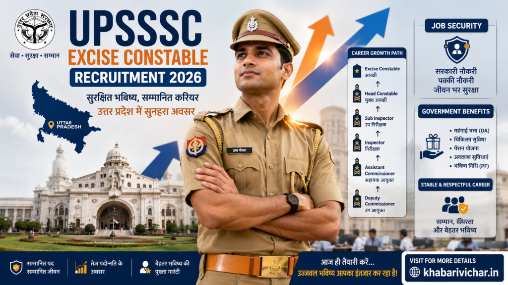 UPSSSC Excise Constable Recruitment 2026 – Official Notification & Career Opportunity